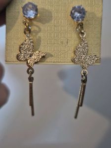 Dangling Butterfly Earrings