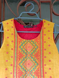 Branded Sweet Yellow Colour Kurta 💛❤️💛❤️