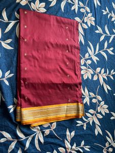 Brown Silk Paithani Saree with blouse