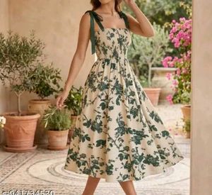 Floral Print Maxi Dress