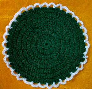 Handmade Crochet Coasters - Set of 2