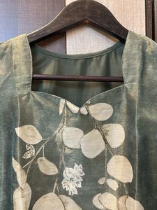Elegant Green Floral Print Kurta Set