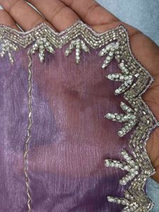 hand work saree