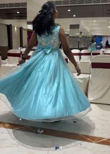 Beautiful Light Blue Ethnic Gown