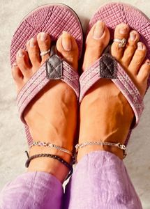 Stylish Pink Flip-Flops