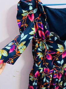 Floral Print mini Dress New