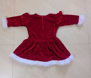 Toddler Santa Girl Christmas Dress
