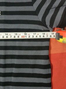 Striped Lacoste Polo Shirt