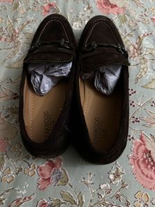 Stylish Brown Suede Loafers