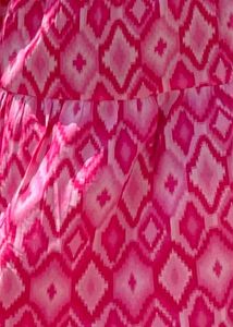 Most Gorgeous Chic Pink Print Midi Dress