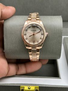 FOSSIL PREMIUM LADIES WATCH WITH TIN BOX
