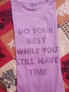 Xl size Graphic Print drop shoulder T-Shirt