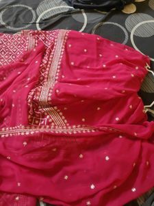 Stunning Pink Embroidered Lehenga Choli