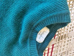 Teal Knit Sweater