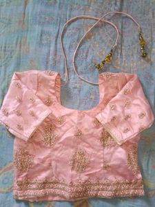 Stunning Pink Embroidered Lehenga Set