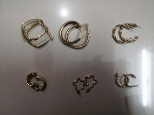 Gold Tone Hoop Earrings Collection