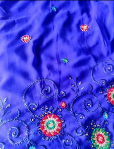 New Without Tag- Embroidered Saree