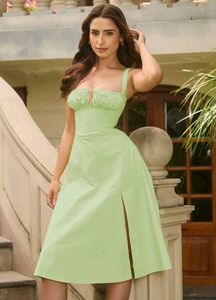 Chic Light Green Summer Dress
