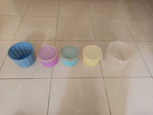 Set of 5 Assorted Storage Containers