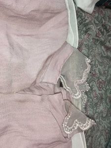 Elegant Pink Ethnic top ek baju m thora sa daag h