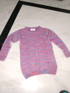 Colorful Knitted Pullover Sweater