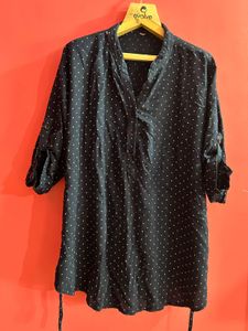 Polka Dot Tunic Top