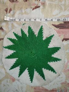 Handmade Starburst Crochet Trivet