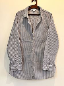 Old Navy striped long tunic shirt (L)