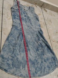 Denim Pinafore Dress