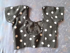 Stylish Polka Dot Blouse