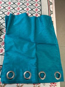 Aqua Blue Curtains, 9 Ft Long