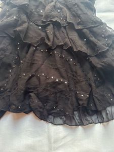 Sparkly Tiered Spaghetti Strap Top