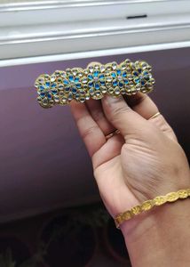 Exquisite Kundan & Meena Work Bangle🤩
