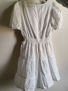 White Tiered Summer Dress