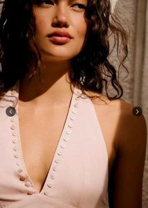 Bershka Halter Neck Mini Dress