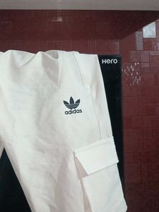 Adidas Cargo Pants - Cream
