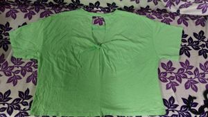 Mint Green Twist-Back Tee