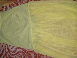 Flowy Yellow Maxi Skirt