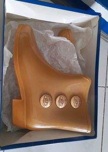 Melissa Viviane Westwood Tan Booties