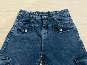 Stylish Dark Wash Denim Jeans