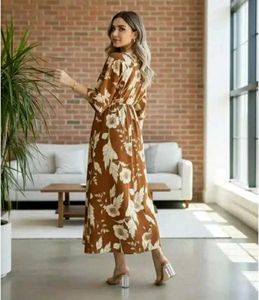 Floral Print Maxi Dress