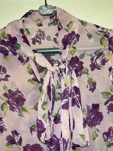 Floral Tie Up Top