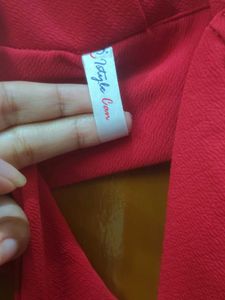 Red blouse/cami tank top