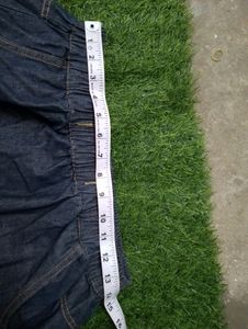 Denim Long Skirt