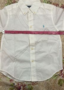 Classic Ralph Lauren White Button-Down Shirt