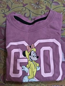 Cute Minnie Mouse Graphic T-Shirt