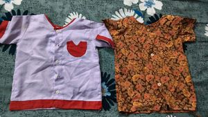 Cute kid's shirts - Set of 2