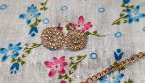 Pearl &amp; Crystal Choker Necklace Set