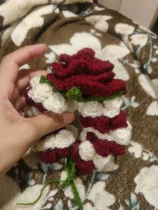 Handmade Crochet Rose Hand gajra