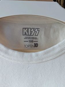 KISS Band White Pullover Sweatshirt